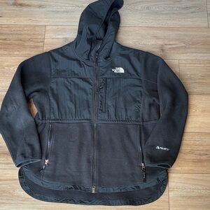 The North Face -Women’s cinch waist Black Fleece Hooded Jacket